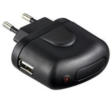 Síťová nabíječka univerzální s výstupem na USB 1A