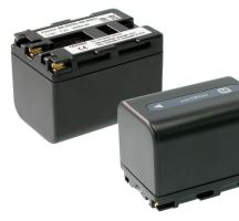 Akumulátor pro Sony Typ NP-FM70 4200mAh antracit s LED indikací