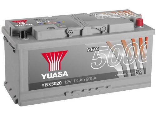 Autobaterie Yuasa Silver High Performance 110Ah, 12V, 900A (YBX5020) (2)