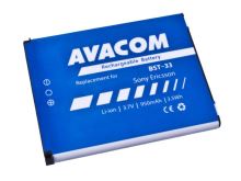 Baterie AVACOM GSSE-W900-S950A, 950mAh, Sony Ericsson BST-33