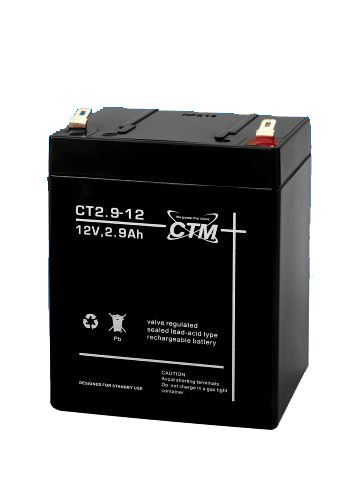 Akumulátor (baterie) CTM/CT 12-2,9 (2,9Ah - 12V - Faston 187)