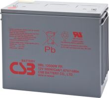 Akumulátor (baterie) CSB HRL12500W, 12V, 125Ah, zapuštěný závit M8