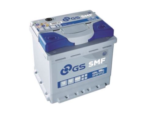 Autobaterie GS SMF/Yuasa 52Ah, 12V, 460A, SMF012