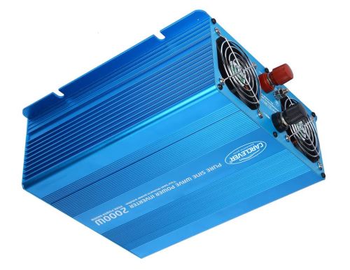 Měnič napětí z 12V na 230V, 2000W sinus, LCD displej