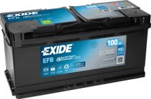 Autobaterie EXIDE Start-Stop EFB, 12V, 100Ah, 900A, EL1000