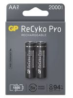 Baterie GP ReCyko 2000mAh, Pro Professional HR6, AA, nabíjecí, 1033222200, (Blistr 2ks)