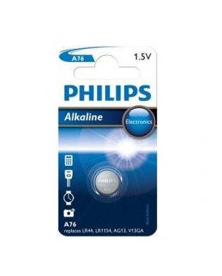 Baterie Philips Alkaline LR44, AG13, 357, 1,5V (Blistr 1ks)