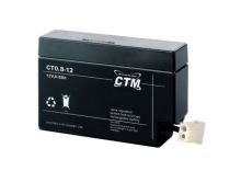 Akumulátor (baterie) CTM/CT 12-0,8 (0,8Ah - 12V - konektor)