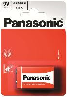 Baterie Panasonic zinco-carbon, 6F22RZ, 9V, (Blistr 1ks)