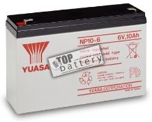 Záložní akumulátor (baterie) Yuasa NP 10-6 (10Ah, 6V)