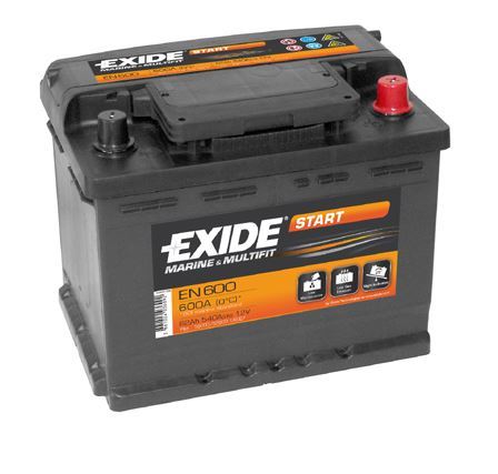 Autobaterie EXIDE Start, 12V, 62Ah, 540A, EN600