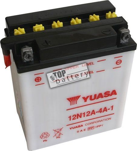 Motobaterie YUASA 12N12A-4A-1, 12V, 12Ah