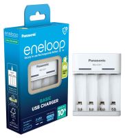 Nabíječka Panasonic Eneloop BQ-CC61E, BQ-CC61, USB-in Charger