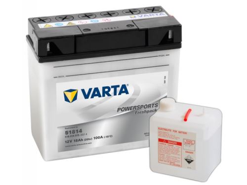 Motobaterie VARTA 51814, 18Ah, 12V