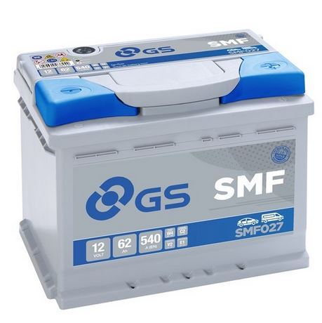 Autobaterie GS SMF/Yuasa 62Ah, 12V, 540A, SMF027