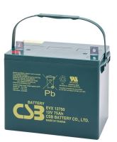 Akumulátor (baterie) CSB EVX12750, 12V, 75Ah, šroubová spojka M6