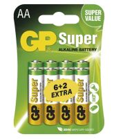 Baterie GP Super Alkaline, 15A, LR6, AA, 1013218000 (Blistr 8ks)