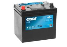 Autobaterie EXIDE Start-Stop EFB, 12V, 60Ah, 520A, EL605