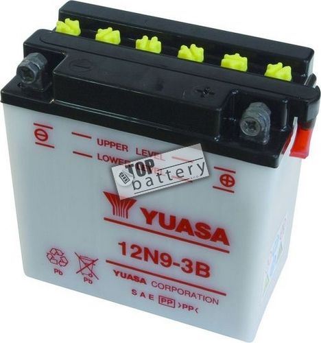 Motobaterie YUASA 12N9-3B, 12V, 9Ah