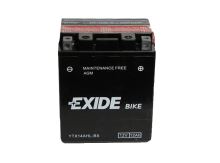 Motobaterie EXIDE BIKE Maintenance Free 12Ah, 12V, 210A, YTX14AHL-BS