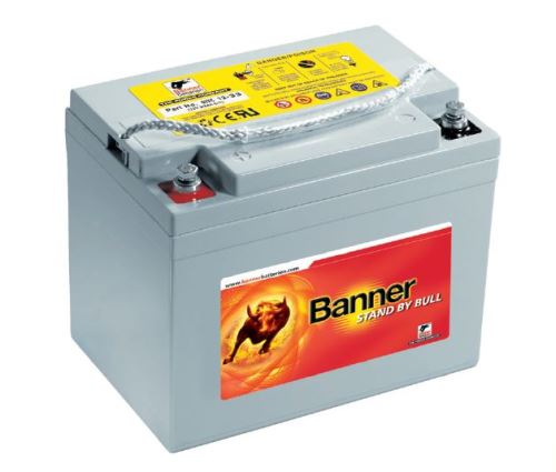 Záložní baterie SBG 12-55, 12V, 55Ah - gelová (životnost 12 let)