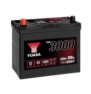 Autobaterie Yuasa YBX3000, 45Ah, 12V, 400A (YBX3057) - Japan Levá (1)