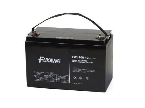 Akumulátor (baterie) gelový Fukawa FWL 100-12, 12V, 100Ah