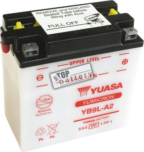 Motobaterie Yuasa YB9L-A2, 12V, 9Ah