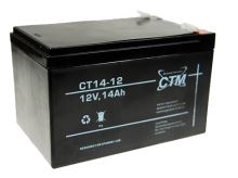 Akumulátor (baterie) CTM/CT 12-14 (14Ah - 12V - Faston 250)