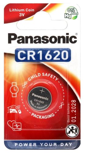 Baterie Panasonic CR1620, Lithium, 3V, (Blistr 1ks) (3)