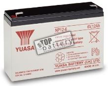 Záložní akumulátor (baterie) Yuasa NP 12-6 (12Ah, 6V)