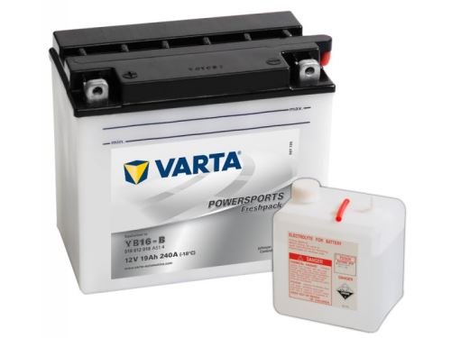 Motobaterie VARTA YB16-B, 19Ah, 12V