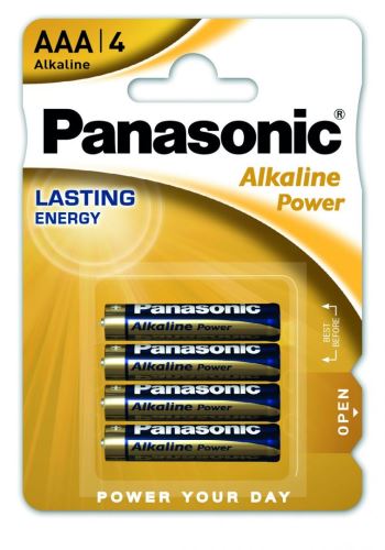 Baterie Panasonic Alkaline Power AAA, LR03, (Blistr 4ks)