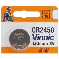 Baterie Vinnic CR2450, Lithium 3V, (Blistr 1ks)