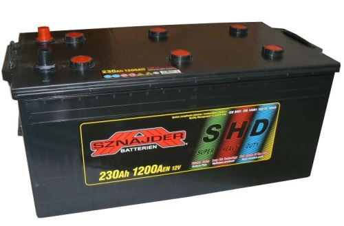 Autobaterie Sznajder SHD 230Ah, 12V, startovací proud 1100A