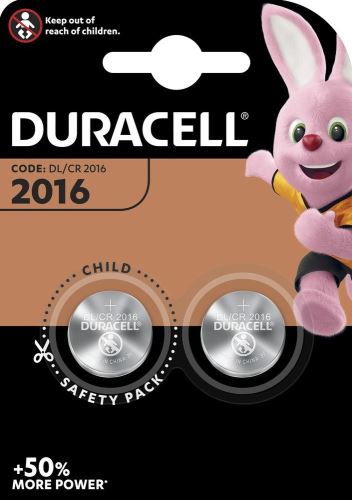 Baterie Duracell CR2016, Lithium, 3V, (Blistr 2ks) (1)