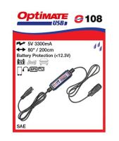 O108 příslušenství k Accumate a Optimate - SAE uni s voděodolnou zás. USB 3,3A