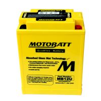 Motobaterie Motobatt MB12U, 12V, 15Ah, 160A (YB12A-A, YB12AL-A, 12N12-4A)