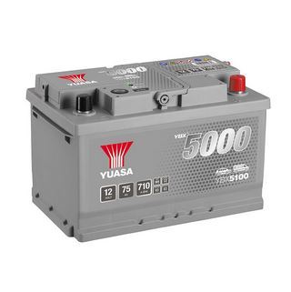 Autobaterie Yuasa Silver High Performance 75Ah, 12V, 710A (YBX5100) (1)