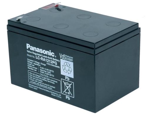 Akumulátor (baterie) PANASONIC LC-RA1212PG1, 12Ah, 12V