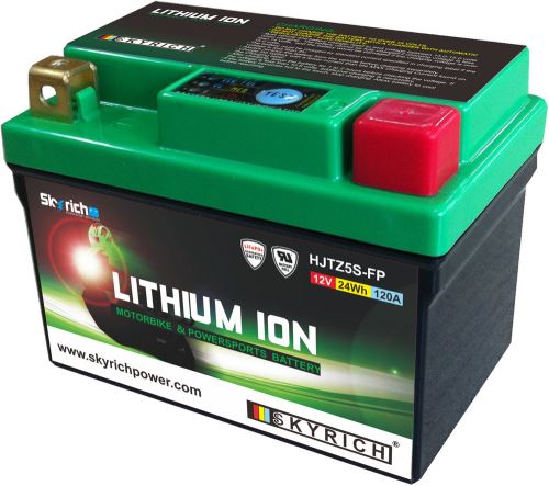 Motobaterie Skyrich HJTZ5S-FP Lithium (12V, 2Ah, 120A, 24Wh)