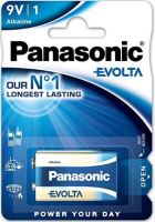 Baterie Panasonic Evolta Alkaline, 6LR61, 9V, (Blistr 1ks)