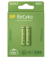 Baterie GP ReCyko 1000mAh, HR03 (AAA), Ni-Mh, nabíjecí, (Blistr 2ks), 10321221
