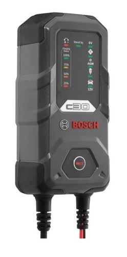 Nabíječka automatická BOSCH C30 6/12V, 3,8A, (1,2 - 120Ah)