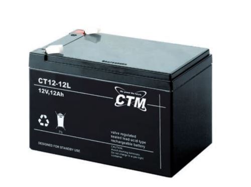 Akumulátor (baterie) CTM/CT 12-12L (12Ah - 12V - Faston 250) (1)