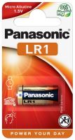 Baterie Panasonic LR1, N, 910A, Alkaline, nenabíjecí, fotobaterie, (Blistr 1ks)