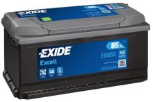 Autobaterie EXIDE Excell 12V, 85Ah, 760A, EB852