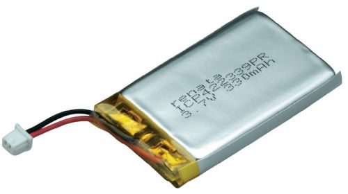 Baterie (akumulátor) Renata, 3,7V, 340mAh, Li-Pol, ICP422339PR, 1ks