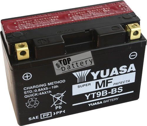 Motobaterie YUASA YT9B-BS, 12V, 8Ah