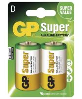 Baterie GP Super Alkaline 13A, LR20, D, 1013402000 (Blistr 2ks)
